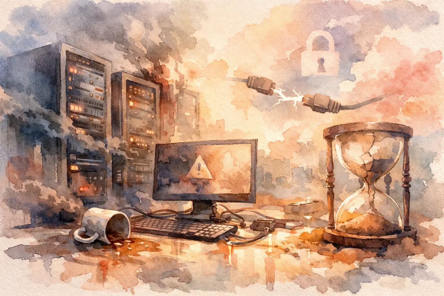 Interruption de service du serveur : causes, coûts et prévention