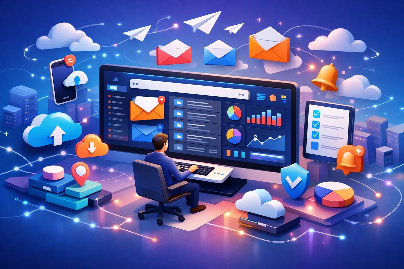 Una sola dashboard può gestire bene l'email?