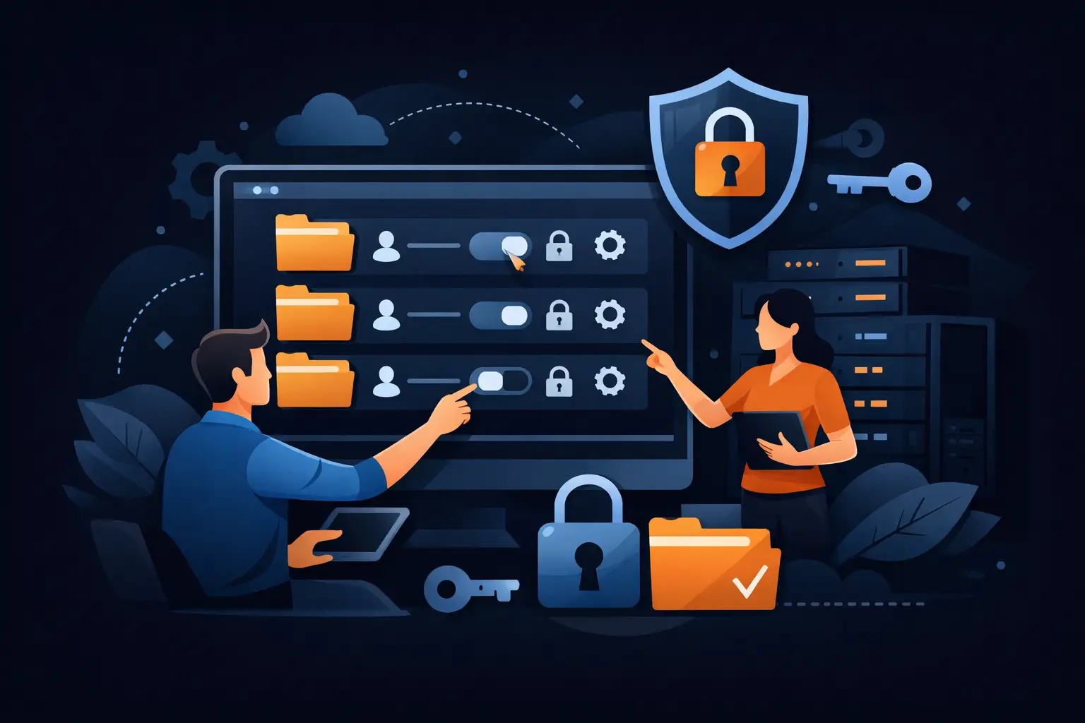 How to Set Access Rights in Hosting Panel